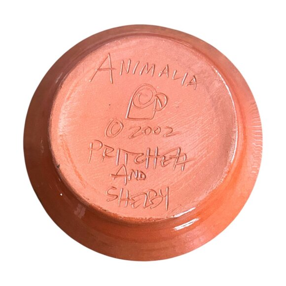 Hand-Painted Ceramic Plate "I Love Being A Snob" By Animalia Pritchett & Shelby - Picture 3 of 6